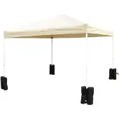 Outsunny Pavillon Standfuß für Faltpavillon Partyzelt Festzelt 4 Stück 4er-Set schwarz NEU