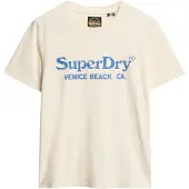 Superdry Venue Metallic Relaxed Kurzarm-t-shirt