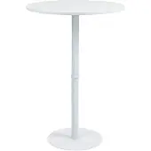 CLP Stehtisch Hereford rund weiß/weiß/75 cm