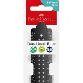 Faber-Castell Lineal Dots 30,0 cm, schwarz