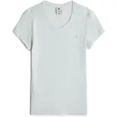 G-Star Overdyed Eyben Slim 2.0 Kurzarm-t-shirt Mit V-ausschnitt