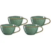 Leonardo Kaffeetasse Matera Green 290ml (4-teilig)