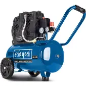 Scheppach HC25Si Super Silent Kompressor mit 60db flüster Leise Kompressor | 8bar Arbeitsdruck | 24L | 230V 1100W | ölfrei & wartungsarm