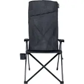 Uquip - Campingstuhl mit hoher Rückenlehne - Justy XL Seat - schwarz