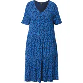 Ulla Popken Midikleid in pfauenblau | Gr.: 50-52
