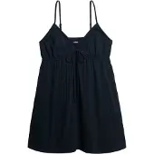 Superdry für Damen. W8012023A Broderie Cami Minikleid navy (M), Lässig, Baumwolle, Ärmellos / Hosenträger, Marine