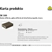 Klingspor KOSTKA SZLIFIERSKA 100x70x25mm P220 SK500