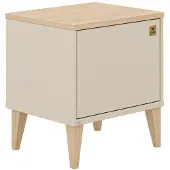 PAIDI Kinderwelten Nachtkommode Mila & Ben , beige , Maße (cm): B: 48,4 H: 53,4 T: 40.1