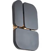QAZQA - Design Wandleuchte Schwarz 3-flammig - Planes I Wohnzimmer I Schlafzimmer - Metall Rechteckig - LED geeignet G9