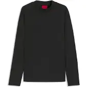 HUGO Slim-Fit T-Shirt aus merzerisierter Baumwolle mit Stehkragen Grösse XL
