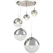 Globo Lighting Hängeleuchte Metall Nickel matt, 3x E27