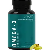 TNT Omega-3 Kapseln aus Algenöl - Vegan 300mg DHA + 150mg EPA pro Kapsel. 0,171 kg