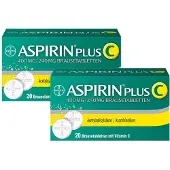 Bayer vital gmbh Aspirin Plus C Brausetabletten 2X20 St