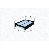 MAGNETI MARELLI Luftfilter 153071762509