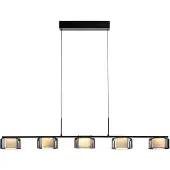 Paul Neuhaus Led Hängelampe Rika Schwarz Glas Dimmbar Deckenlampe Lampe Leuchte