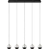 Lucide Design-Pendellampe Sentubal 5-Licht Schwarz
