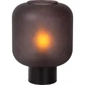Lucide Schwarze Tischlampe Eloise Ø 21cm