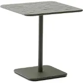 Natur24 Outdoor-Tisch Brai 9070 x 70 x 73 cm Stahl Grün