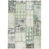 Floordirekt Indoor & Outdoor Teppich Coton pflegeleicht & beständig Grün 80x150 cm