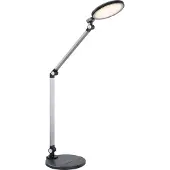 Globo Schreibtischlampe Konsti Silber