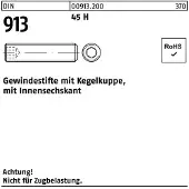 FAST-X Gewindestift DIN 913 Kegelkuppe/Innen-6-kant M 20 x 45 45 H