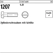 Hörger & Geßler Zylinderschraube ISO 1207 m.Schlitz M 8 x 25 4.8