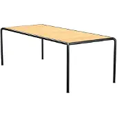 Houe - AVANTI Outdoor Esstisch, 222 x 98 cm, Kiefer / schwarz