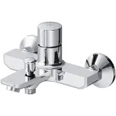 AM.PM Badewannenarmatur Wannenarmatur Chrom TouchReel Mischbatterie Badewanne Wasserhahn Bad Messing