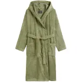 Marc O'Polo Bademantel Timeless Unisex Moss Green-XXL