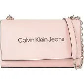Calvin Klein Hobo Bags - Convertible Eco-Leather Shoulder Bag With Magnetic - Gr. unisize - in Rosa - für Damen