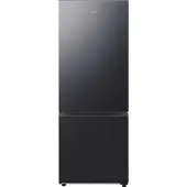Samsung Kühl-/Gefrierkombination mit 75 cm Breite und Twist Ice Maker, 538 ℓ, 538 l, SN-T, 12 kg/24h, B, Fresh Zone Fach, Schwarz