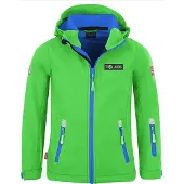 TROLLKIDS Softshelljacke Oslofjord in bright green | Gr.: 116