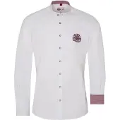 Spieth & Wensky Spieth & Wenksy Trachtenhemd Herren Slim Fit weiß, 39-40 789318-0001-03940