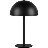 TRIO Tischlampe Munoz schwarz Ø 13cm