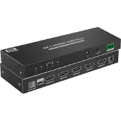 Techly EFB IDATA-HDMI-2148KT 4x1 HDMI 2.1 8K 3D Switch mit optischen SPDIF IDATAHDMI2148KT