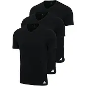 Adidas Funktionsshirts Active Core Cotton Herren Black (3er-Pack)-M