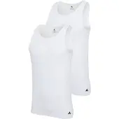 Adidas Underwear Active Flex Cotton Ärmelloses Baselayer 2 Einheiten