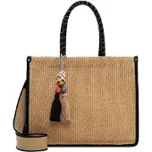 Suri Frey Shopper Schultertasche Kirsty Cityshopper Black - Kombi beige