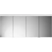Burgbad Lin20 Spiegelschrank LED-Beleuchtung, 4 Türen, 1600x700x170mm