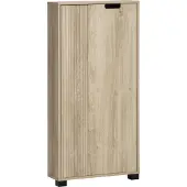 Schildmeyer - Highboard »Emmik« - 60x19,5x124cm - schwarz - Holz / Kunststoff / Metall