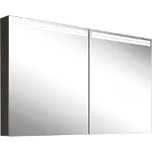 Schneider ARANGA TW Lichtspiegelschrank, 2 Türen, 1295x120x700mm, Lichtbänder oben, 160.530.02.44