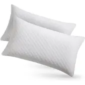 Juskys 2 Stück Kopfkissen / Schlafkissen / Kopfkissen - 40 x 80 cm - Memory Foam