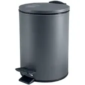 Spirella Treteimer Cannes - dunkelgrau - 3L - Metall - 17 x 25 cm