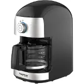 Hagenuk KM-500GH Kaffeemaschine mit Edelstahl Mahlwerk 500W und 0,5 Glaskanne