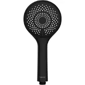 Wenko Duschkopf Regendusche WATERSAVING Ø11cm Rund Schwarz Handbrause Wellness