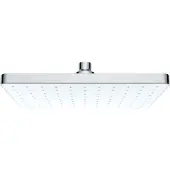 Wenko Regenduschkopf "Watersaving System", silber (silberfarben), B:23,5cm T:7cm, Duschköpfe, Regenduschkopf, Regenduschkopf Automatic Cleaning, 25 x 17 cm