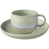 Like. by Villeroy & Boch Perlemor Alga Kaffeetasse mit Untertasse