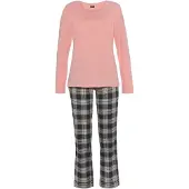 H.I.S. Pyjama Set, 2 tlg. mit karierter Schlafhose