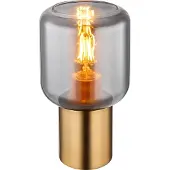Globo Lighting Tischleuchte Metall messingfarben, 1x E27