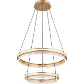 Globo Lighting Hängeleuchte Metall goldfarben, LED